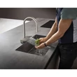 Kép 2/2 - HANSGROHE AQUNO SEL.M81 MOSOGATÓ KEVERŐ CSAPTELEP ACÉL 73831800