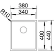Kép 3/3 - BLANCO CLARON 340-IF DX 523388 ROZSDAMENTES
