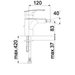 HERZ e50 ELITE BIDÉ CSAPTELEP  UH00588