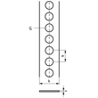 WALRAVEN BIS SZERELŐSZALAG 17x0,8mm  10m