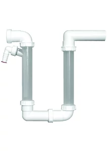 HL136.2 KONDENZSZIFON ÁTLÁTSZ DN40+TÖMLŐCS