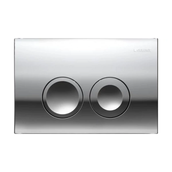GEBERIT DELTA 21 NYOMÓLAP FÉNYES KRÓM 115.125.21.1