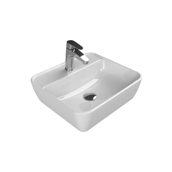 CERASTYLE ONE TOP COUNTER PORCELÁN MOSDÓ CSAPLYUKAS 46x42 cm 