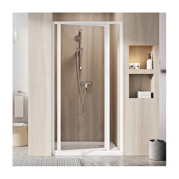 RAVAK ZUHANYAJTÓ SDOP-90 195 FEHÉR +TRANSPARENT KIFUTÓ