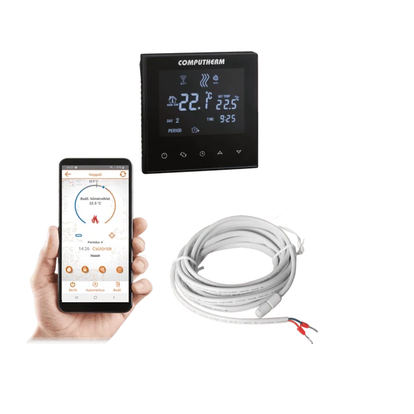 COMPUTHERM E300 Wi-Fi termosztát radiátoros- és padlófűtési rendszerekhez