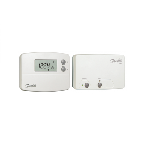 DANFOSS TP5001-RF+RX1 vezeték nélküli programozható termosztát