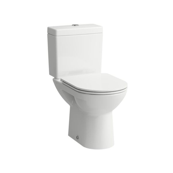 LAUFEN PRO Álló kombi-WC, mélyöblítésű, vízszintes lefolyó 824956